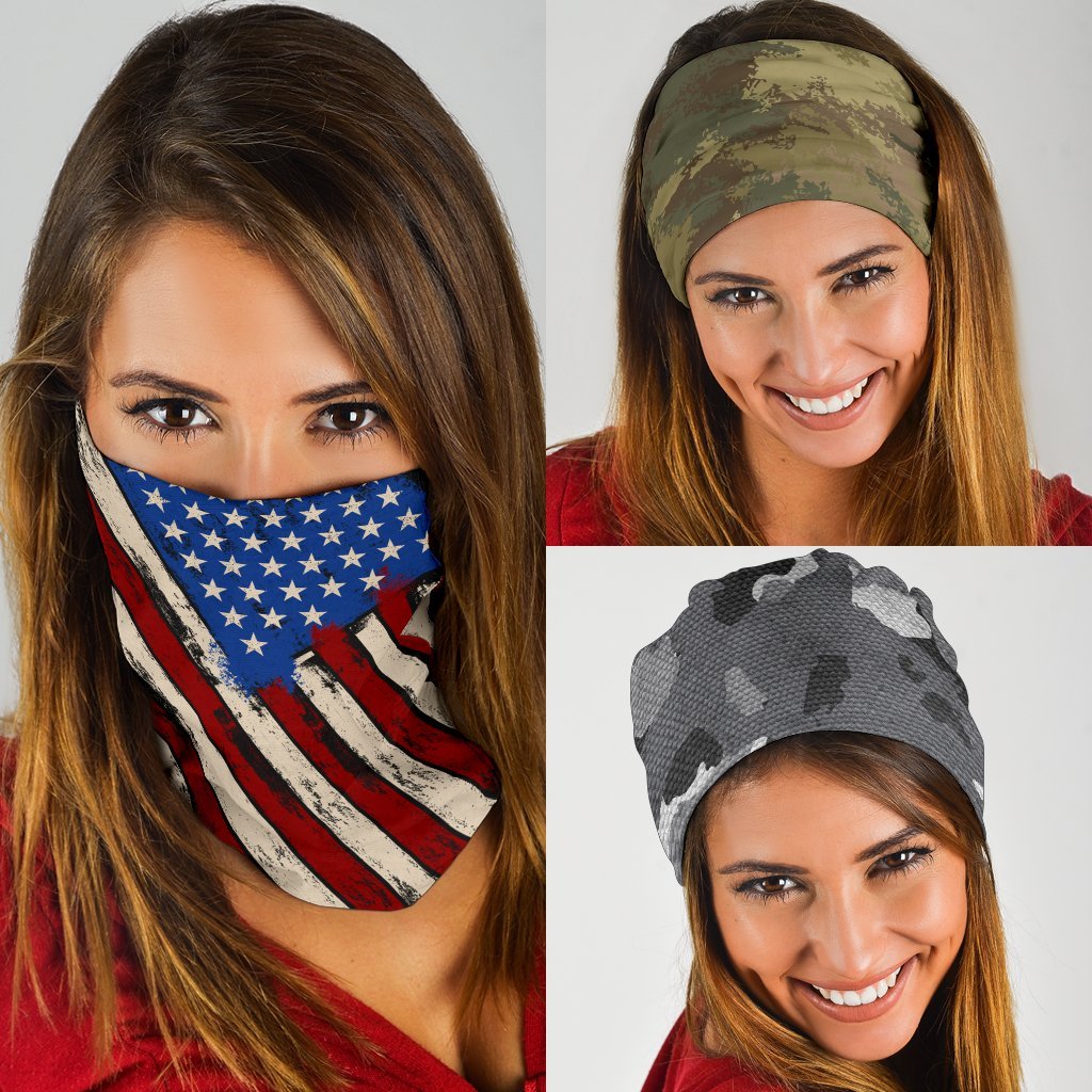 Military Camo Neck Gaiter | Face Shield | Bandana