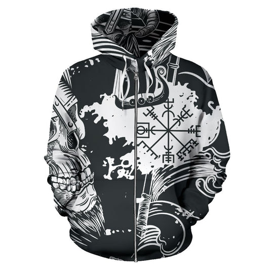 Nordic Life Viking Zip Up hoodie – view 2