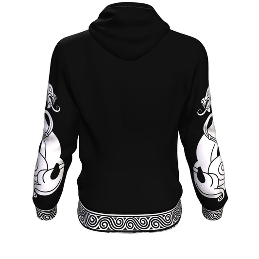Norse God Odin with Ravens & Wolves Skoll and Hati on the Sleeves - VikingsBrand