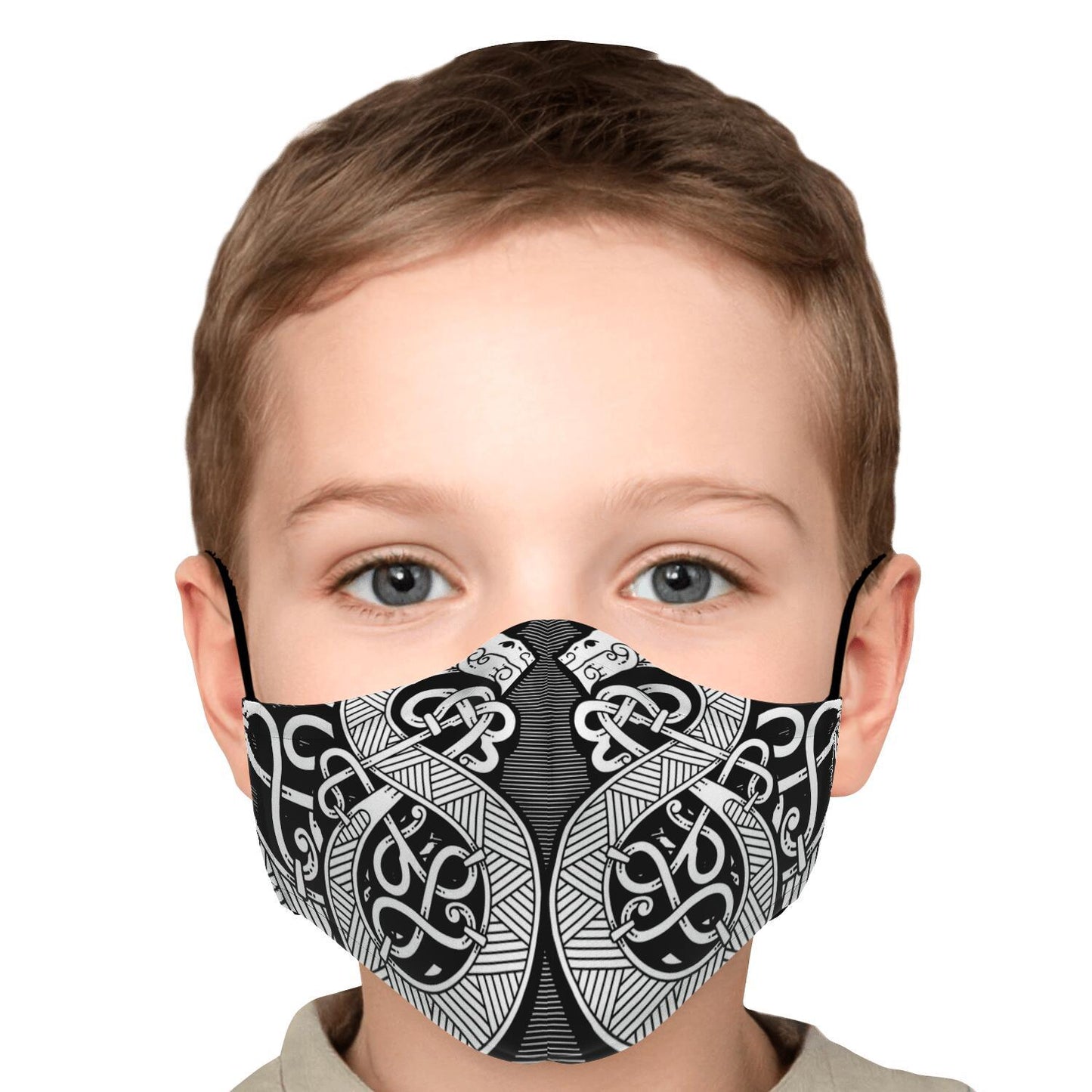 Norse Serpent Viking Face Mask Cover