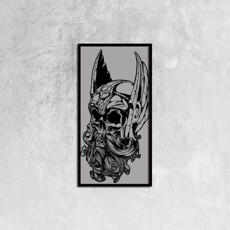 Odin Ready to Hang Wall Art, 12ⅹ24 inch - VikingsBrand
