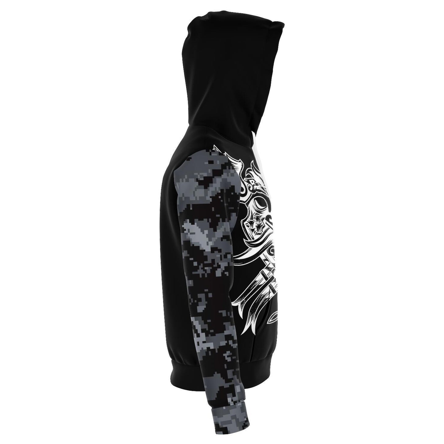 Odin with Ravens Camo Hoodie - VikingsBrand