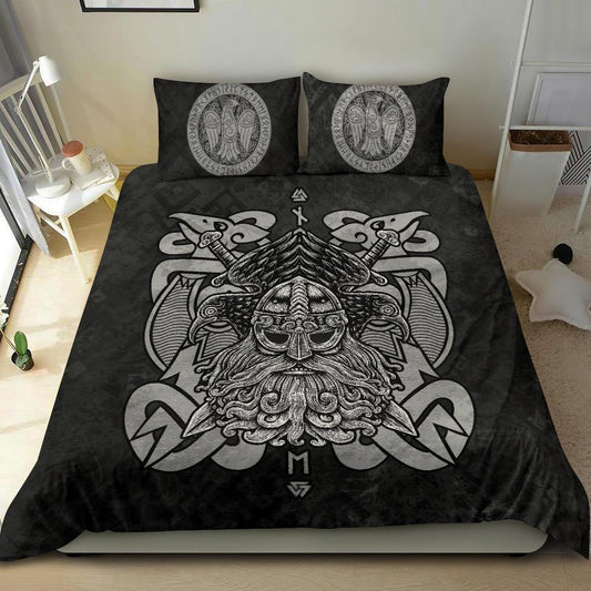 Odin with Ravens Premium Bedding Set - VikingsBrand