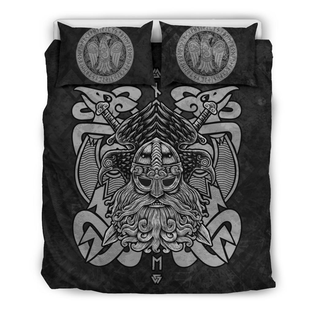 Odin with Ravens Premium Bedding Set - VikingsBrand