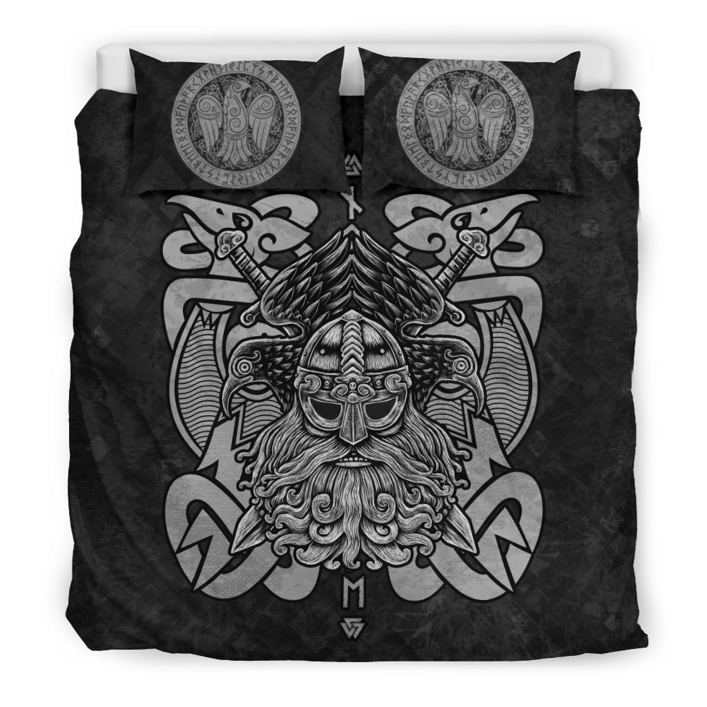 Odin with Ravens Premium Bedding Set - VikingsBrand