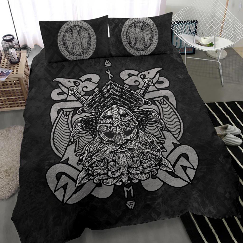 Odin with Ravens Premium Bedding Set - VikingsBrand