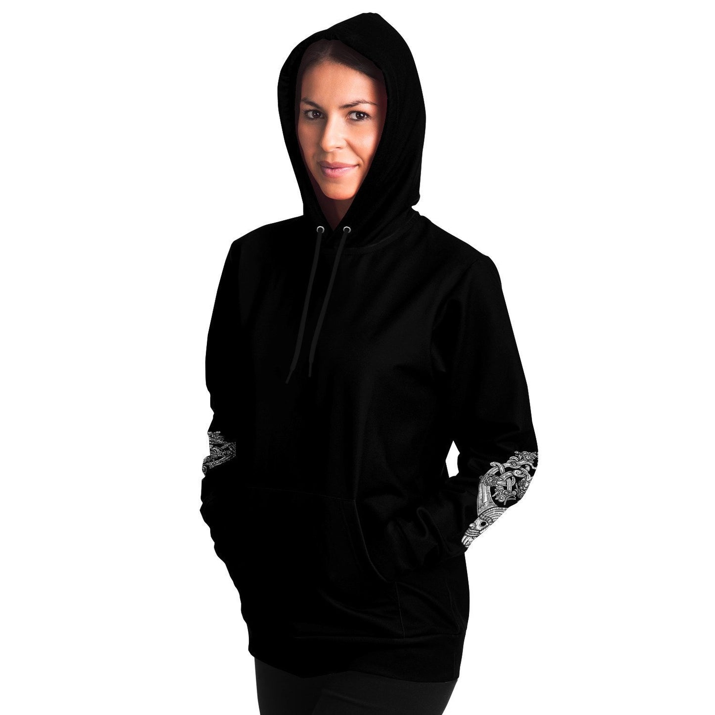 Odin's Wolfpack Unisex Viking Hoodie - Back Print