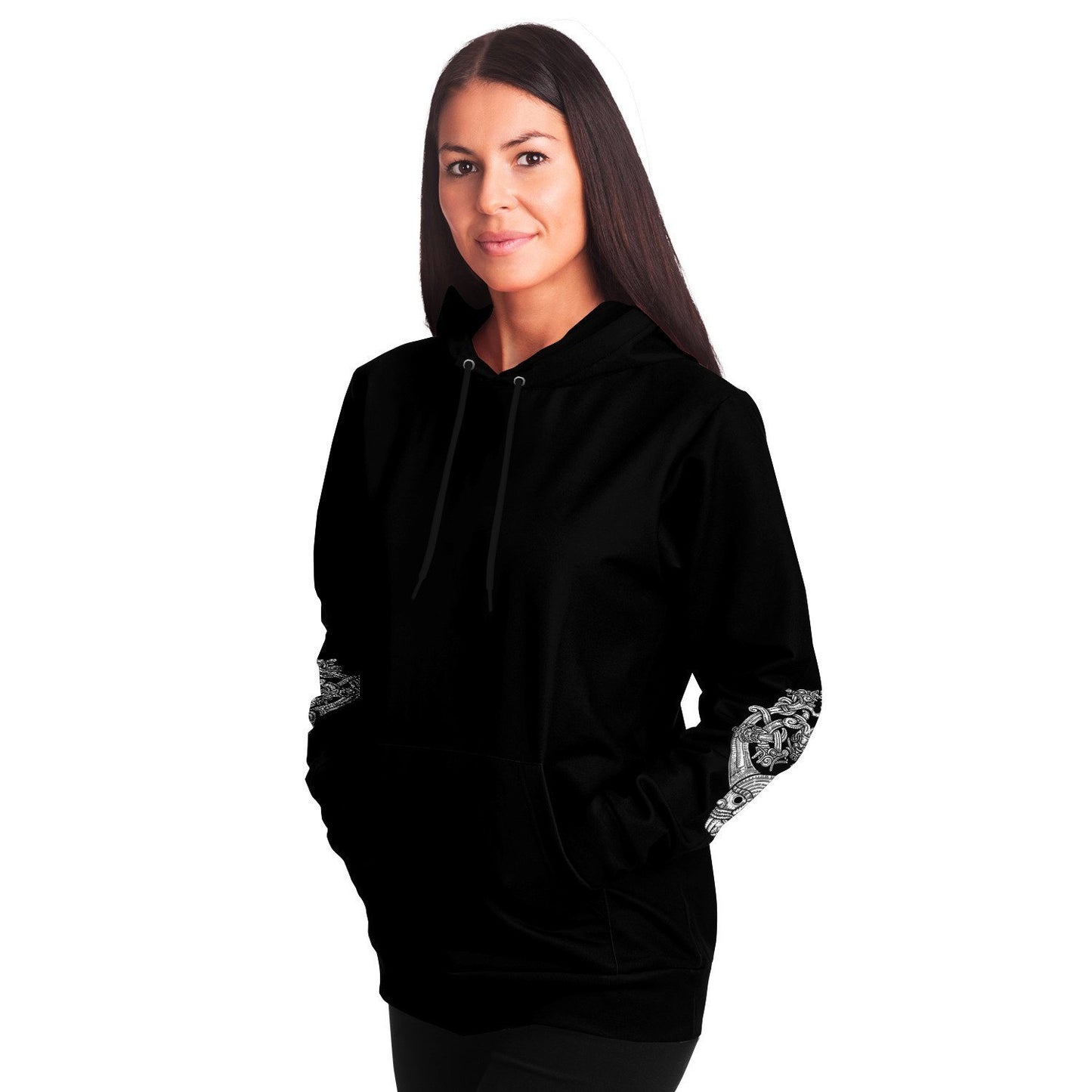 Odin's Wolfpack Unisex Viking Hoodie - Back Print