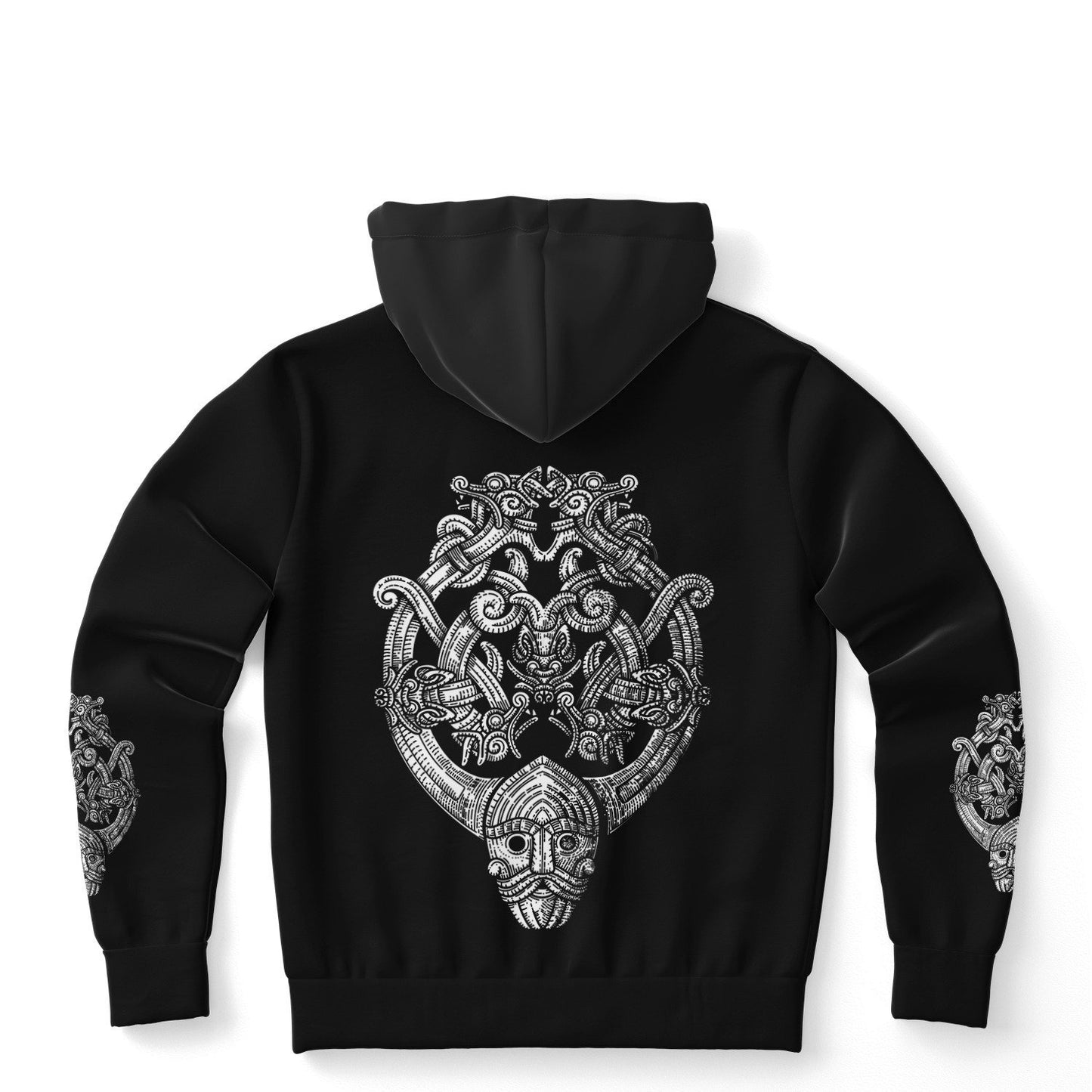 Odin's Wolfpack Unisex Viking Hoodie - Back Print