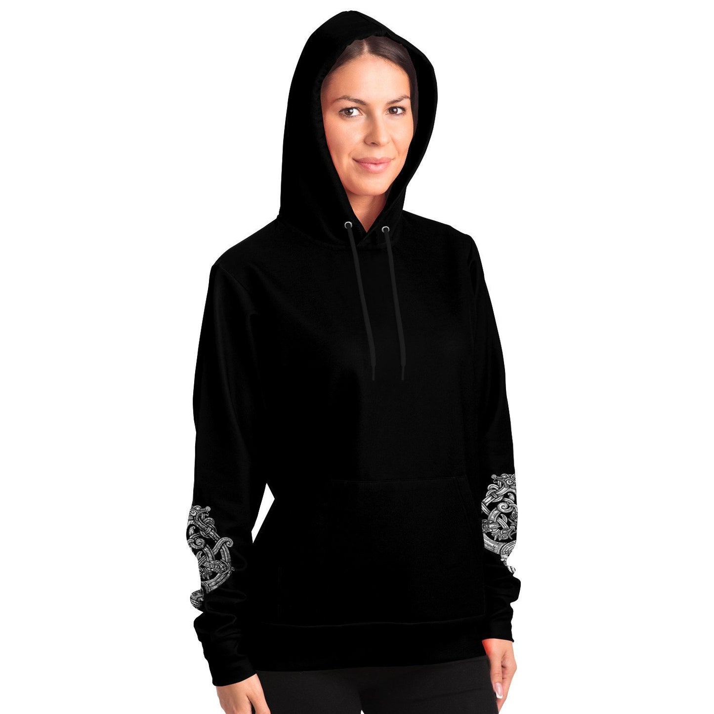Odin's Wolfpack Unisex Viking Hoodie - Back Print