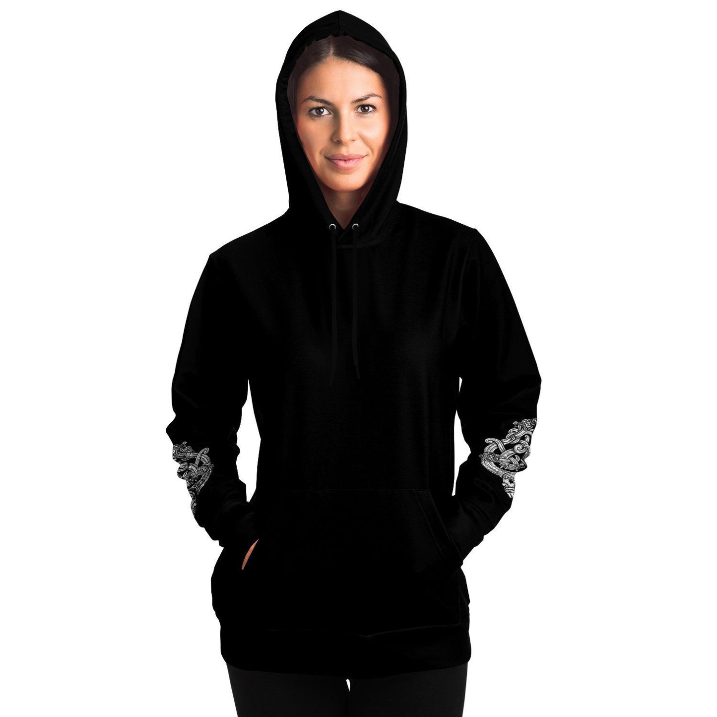 Odin's Wolfpack Unisex Viking Hoodie - Back Print