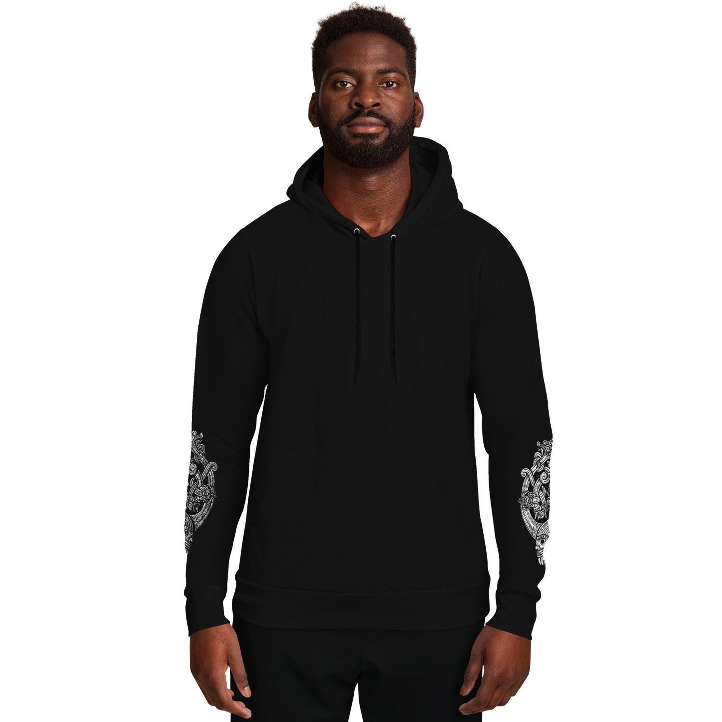 Odin's Wolfpack Unisex Viking Hoodie - Back Print