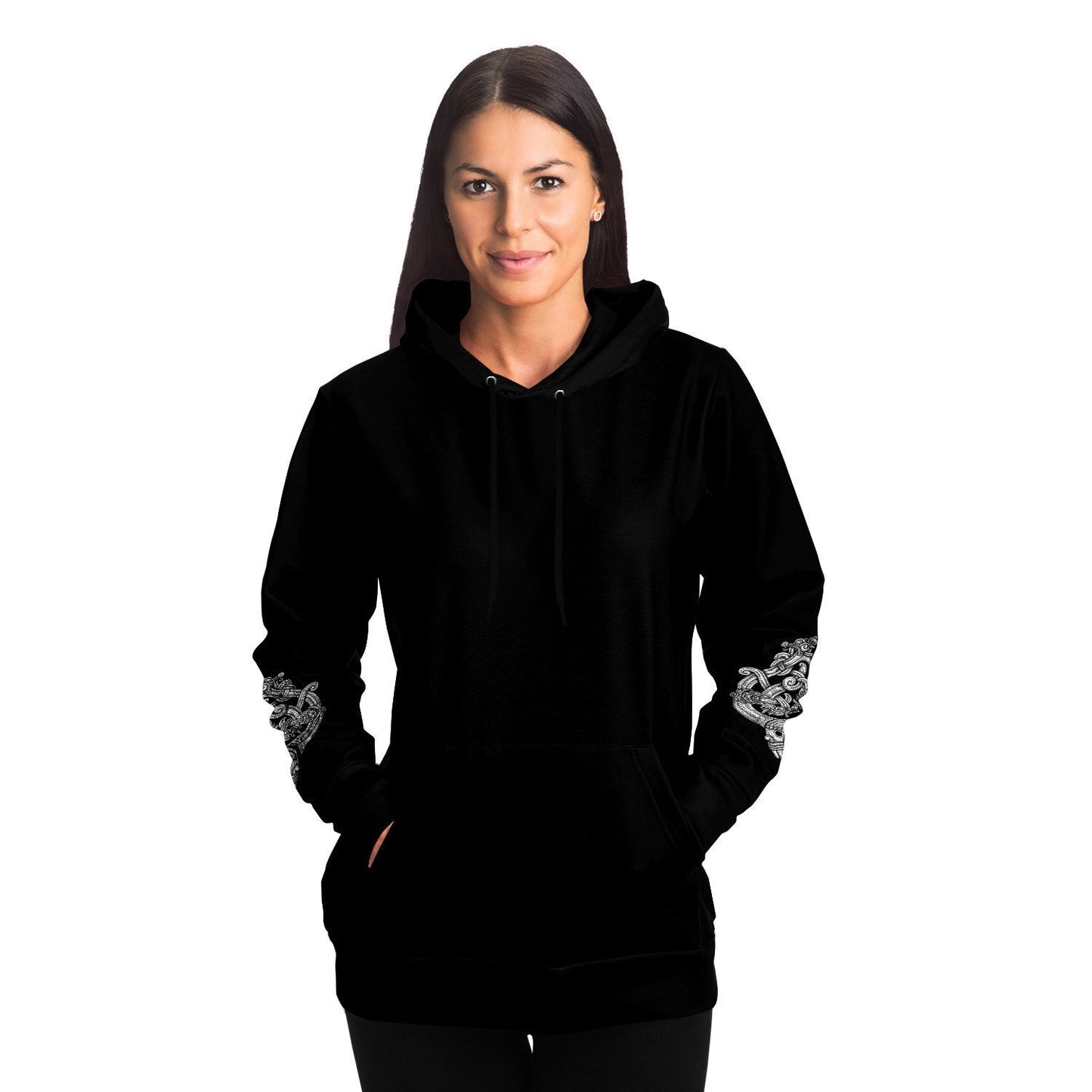 Odin's Wolfpack Unisex Viking Hoodie - Back Print