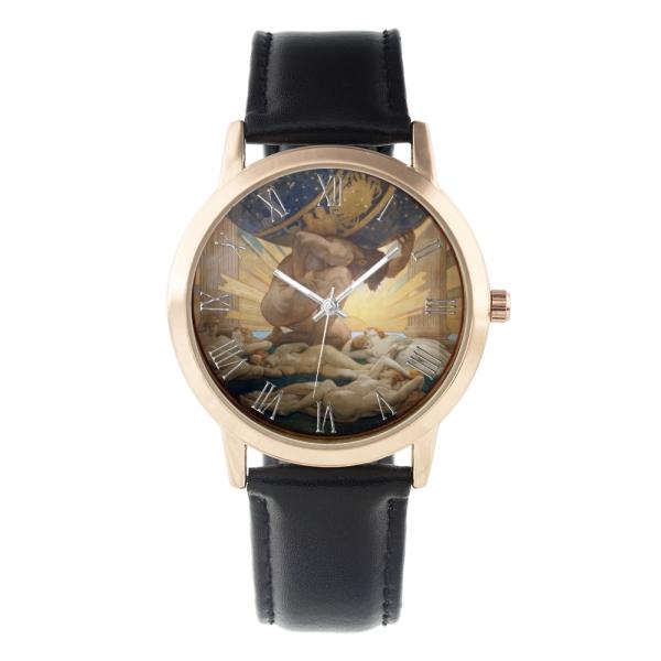 online customization - 2018-11-15 - Golden Type Concise Dial Water-resistance Quartz Watch II - VikingsBrand