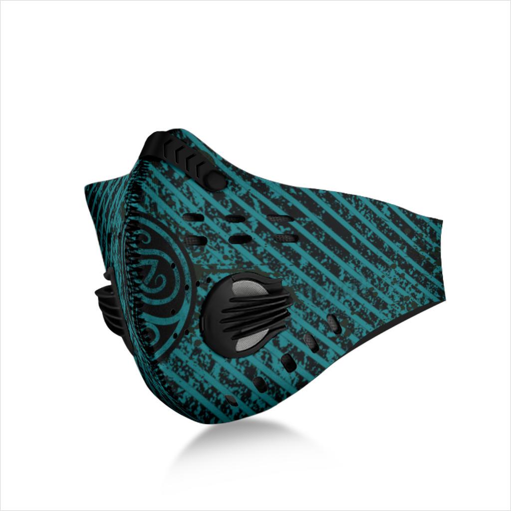 Premium Norse Face Mask Cover - Green