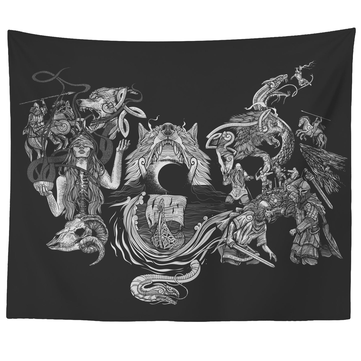 Ragnarok Tapestry - Viking Wall Art