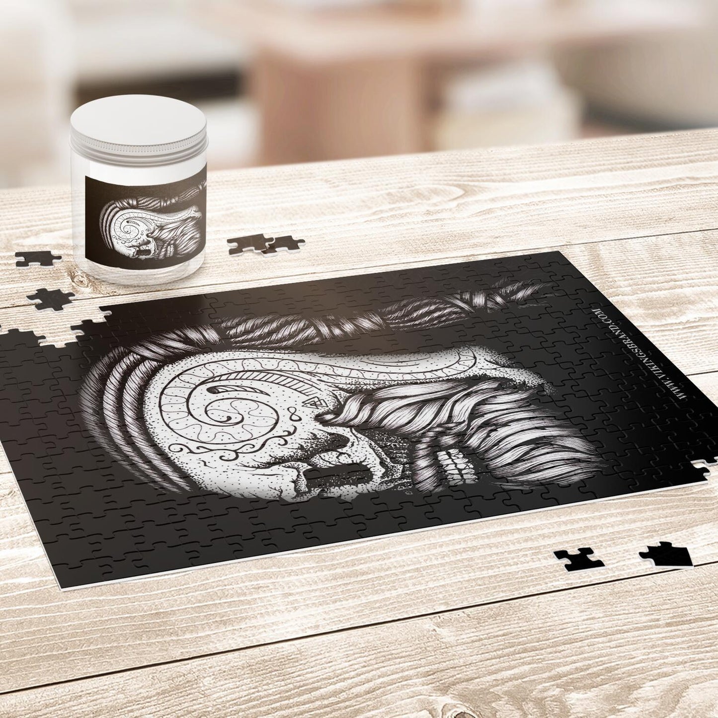 Ragnar's Head Jigsaw Puzzle