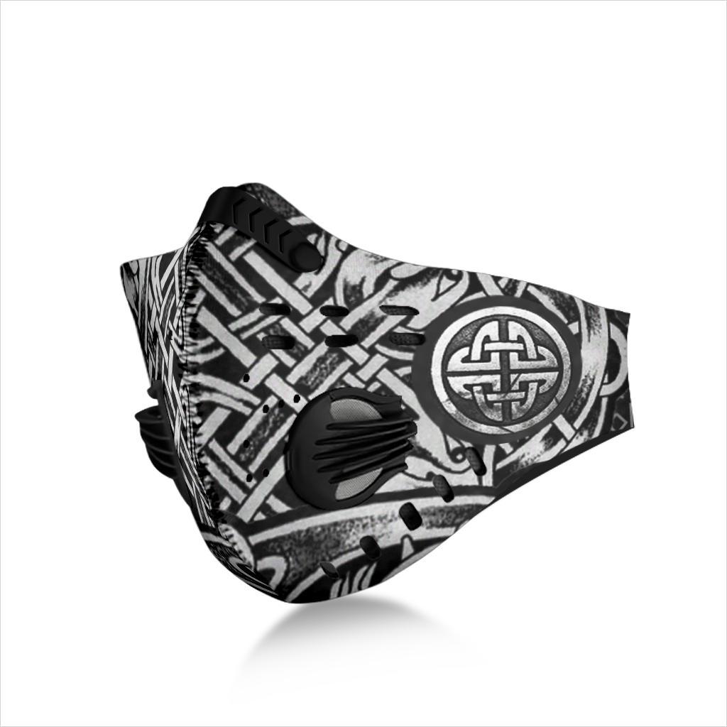 Runes Pattern Premium Face Mask Cover