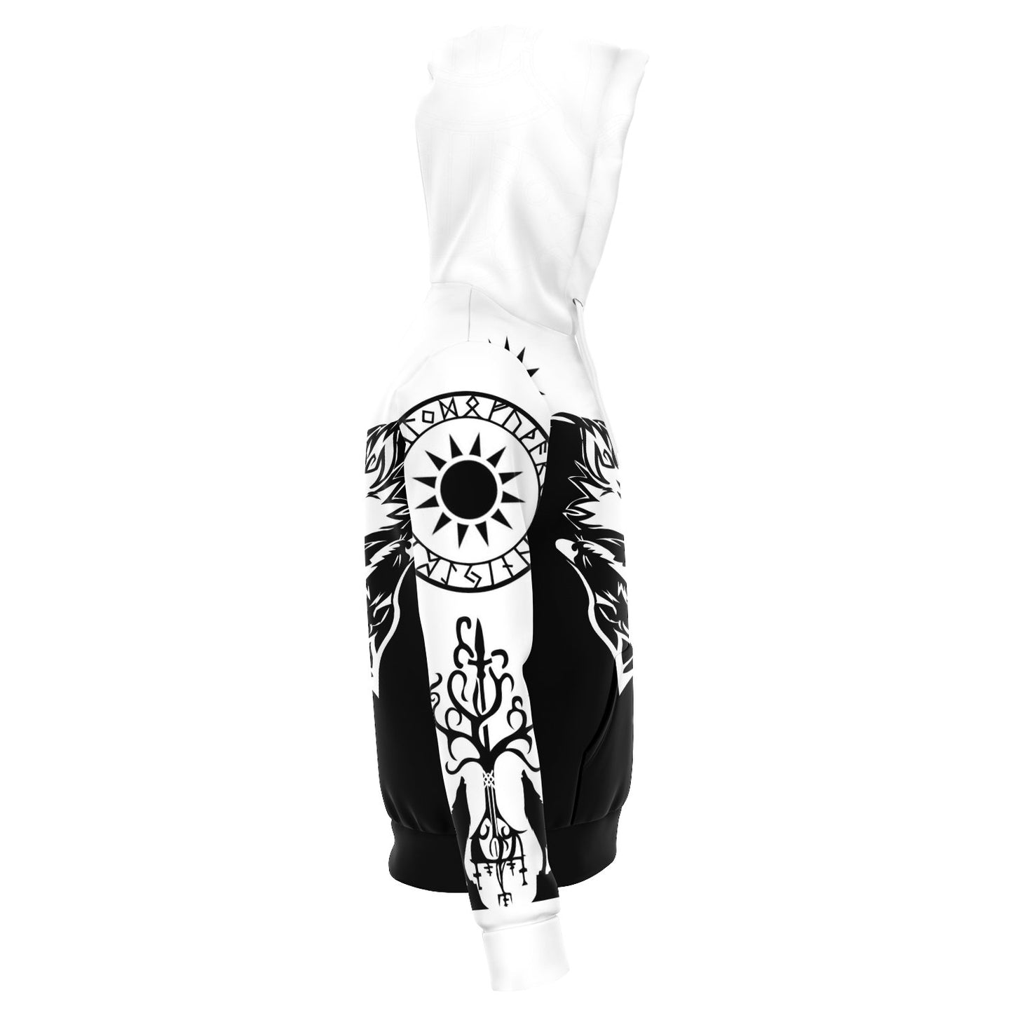 Sköll & Hati Tattoo Style Hoodie