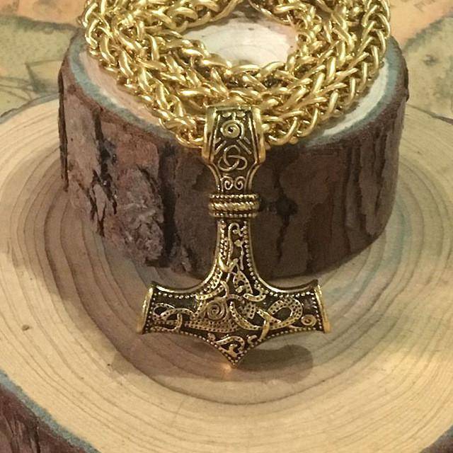 Thor's Hammer Mjolnir Necklace - VikingsBrand