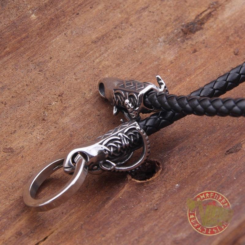 Thor's Hammer Necklaces with Tanngrisnir and Tanngnjóstr - VikingsBrand