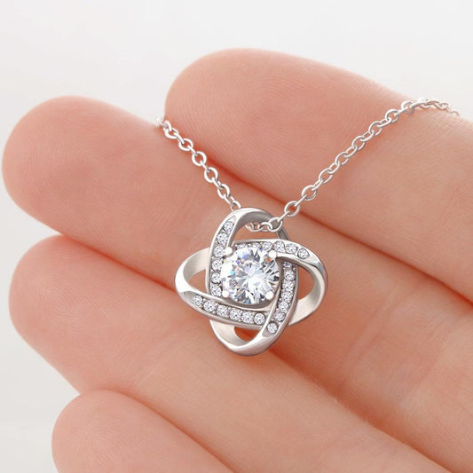 To My Shieldmaiden Love Knot Gift Necklace