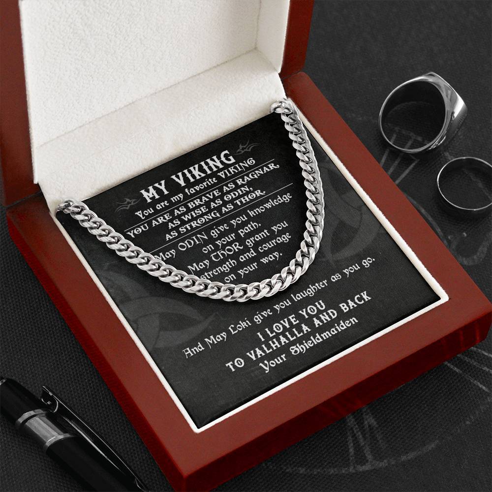 To My Viking, Viking Gifts for Men, Husband, Boyfriend