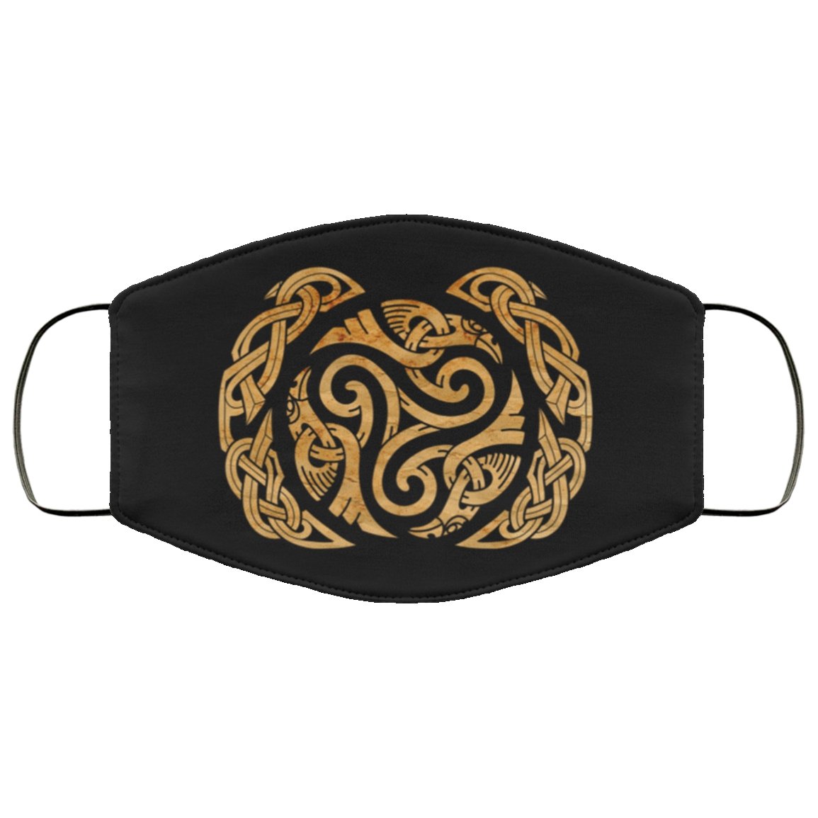 Triskale Ravens Viking Face Mask Cover