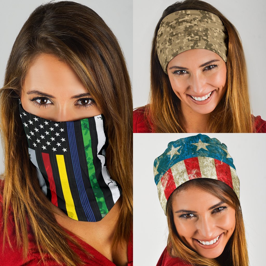 US Flag Neck Gaiter | Face Shield | Bandana
