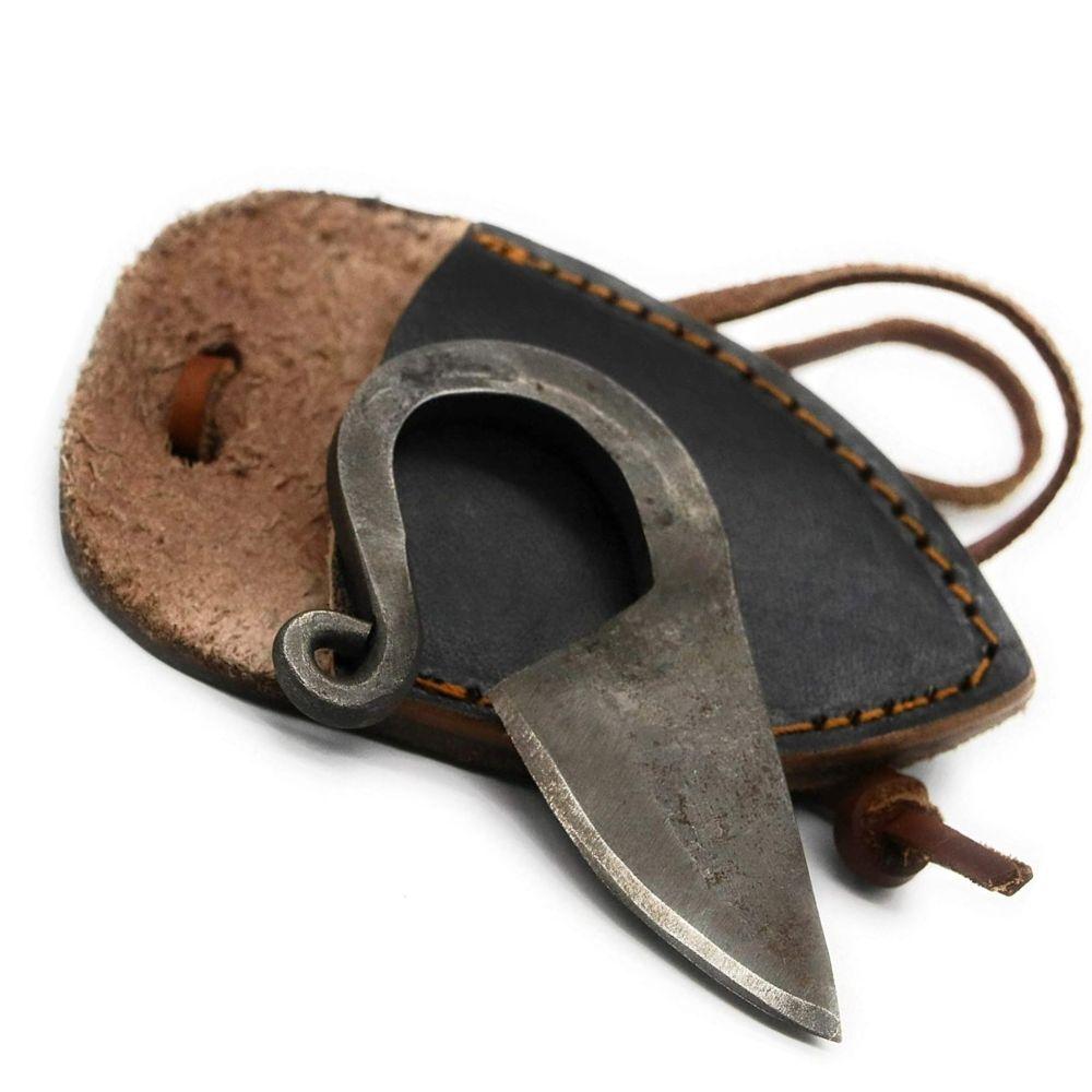 USA SHIPPING ONLY Hand Forged Viking Knife | Unique Gifts for Men and History Lovers | Black Sheath