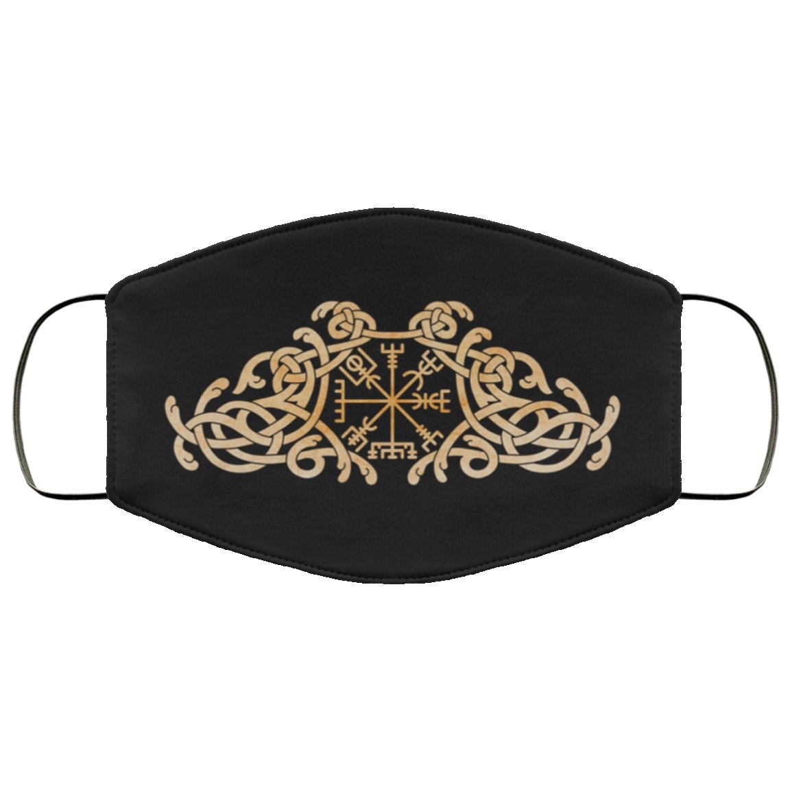 Vegvisir Viking Face Mask Cover