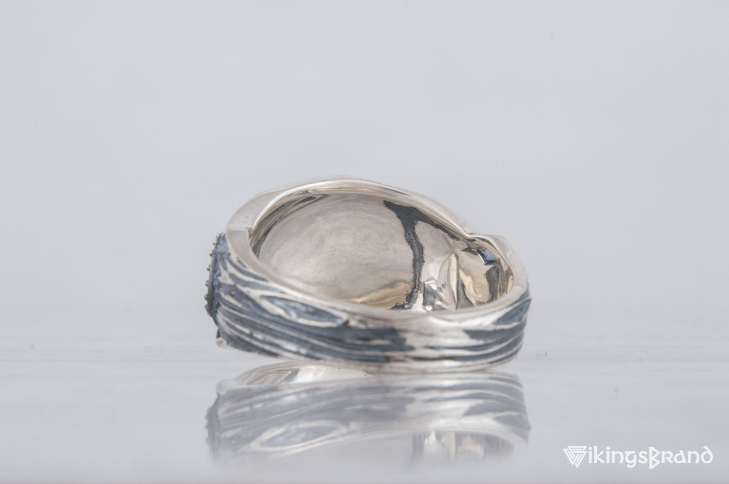 Vegvisir Viking Symbol Ring Sterling Silver Handmade Viking Jewelry