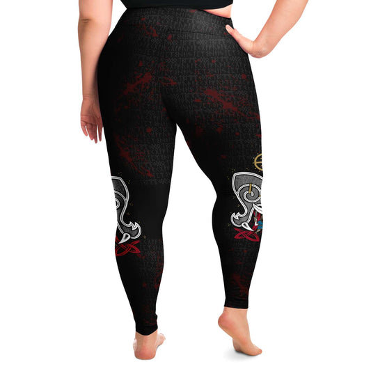 Viddar Plus size leggings for Shieldmaiden – view 2