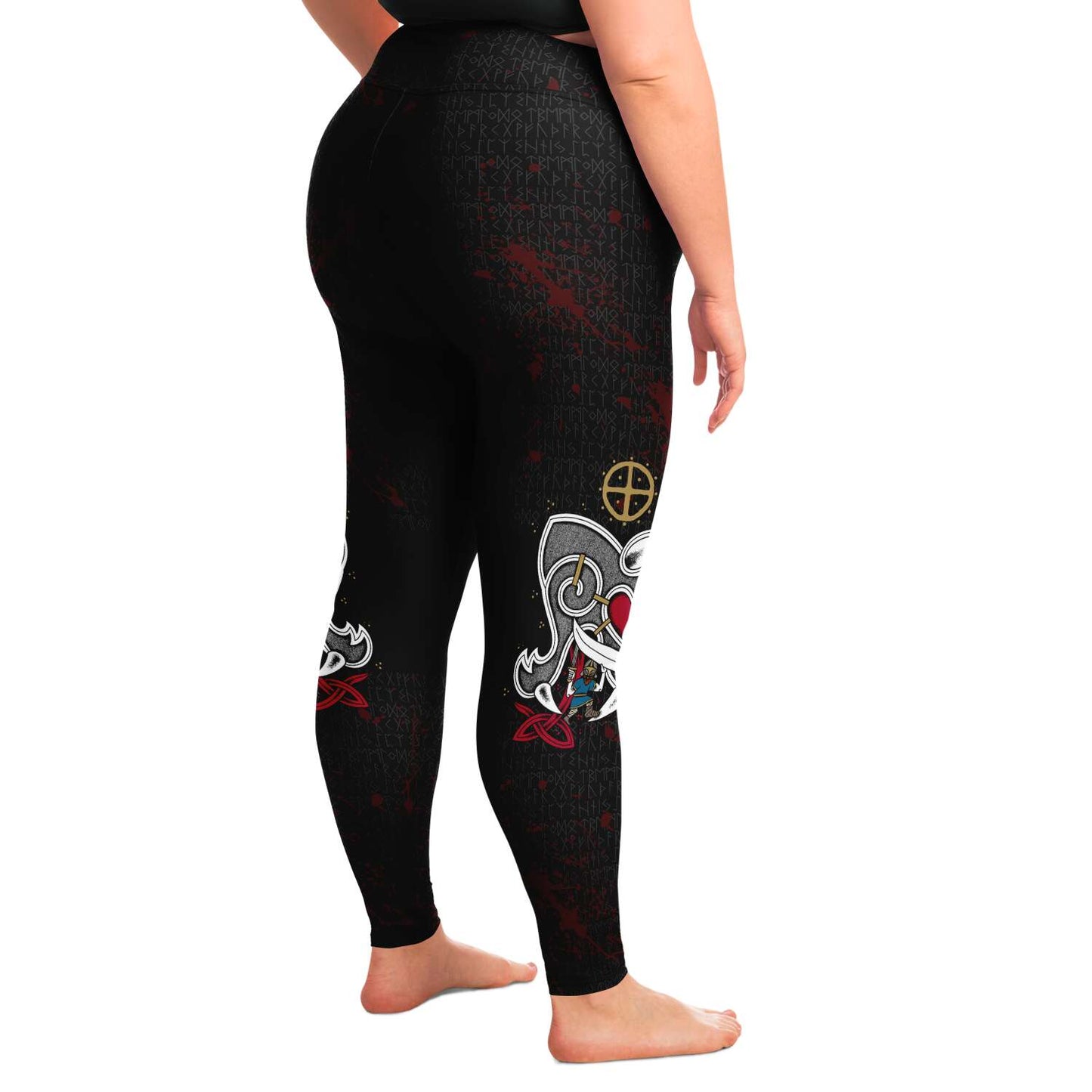 Viddar Plus Size Leggings for Shieldmaiden