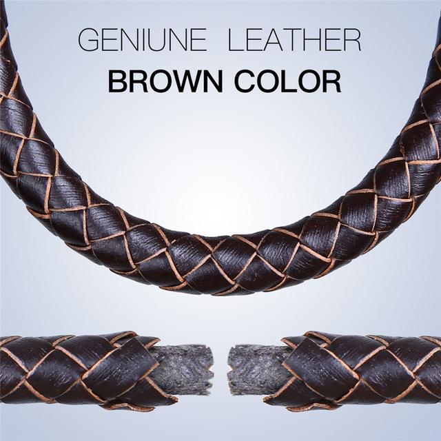 Viking Beads Genuine Leather Bracelet - VikingsBrand