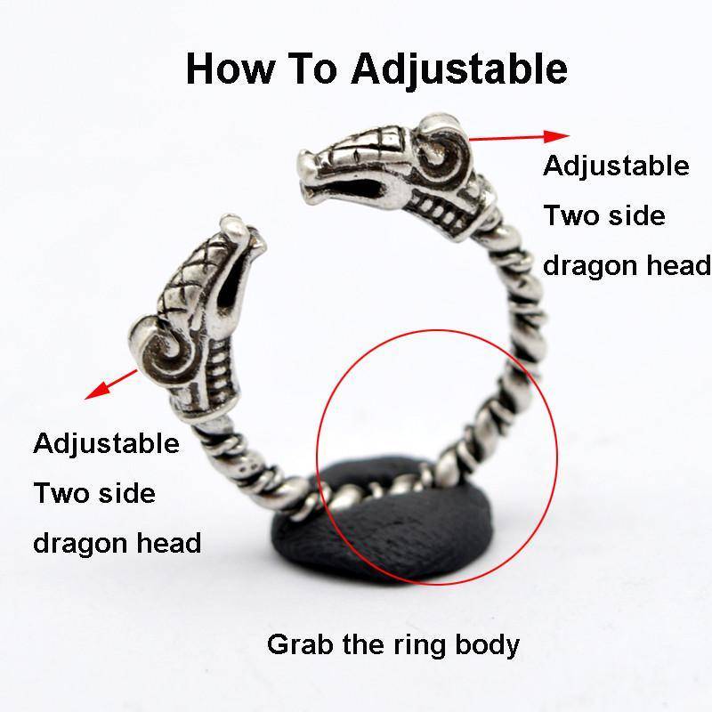 Viking Dragon Ring - VikingsBrand