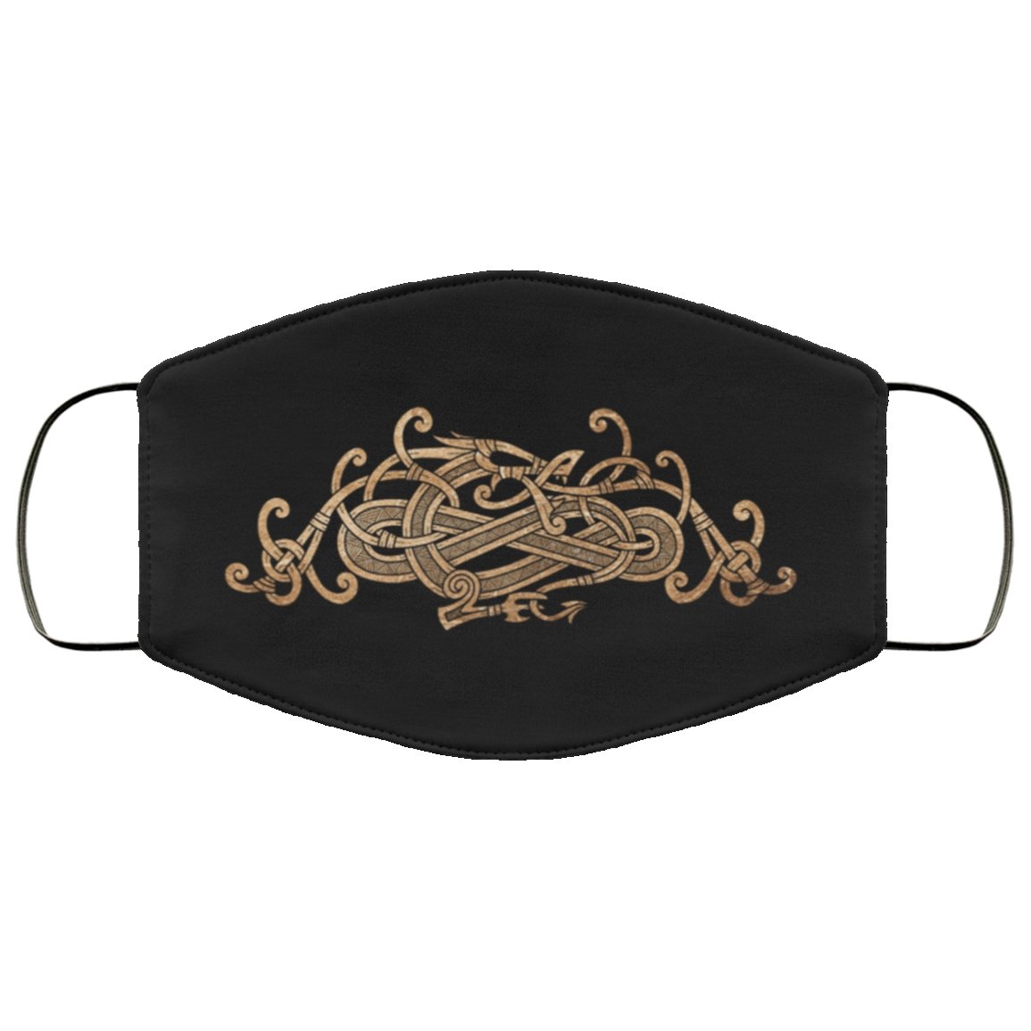 Viking Dragons Face Mask Cover