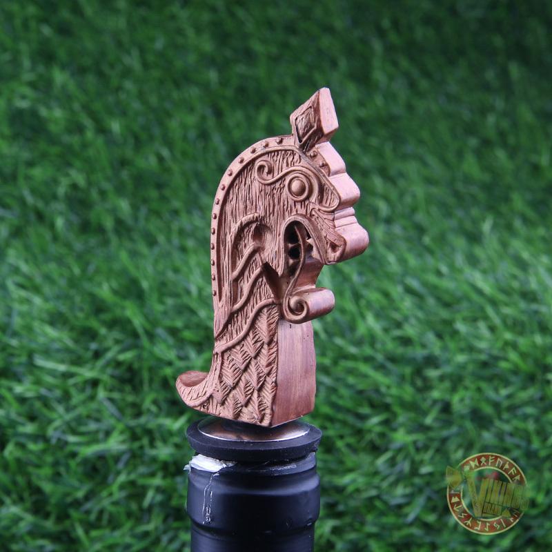 Viking Drakkar Dragon Head Bottle Stopper - VikingsBrand