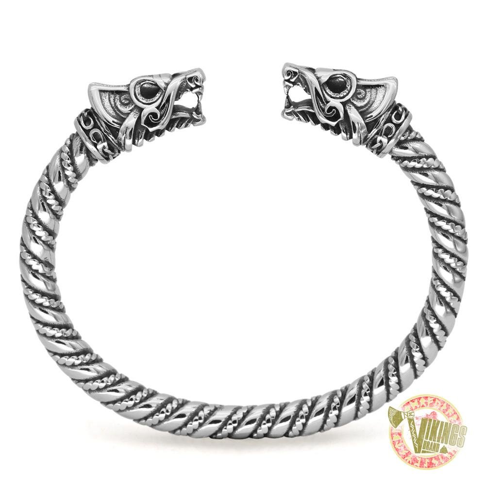 Viking Fenrir Arm Ring - Norsemen Bracelet - Adjustable
