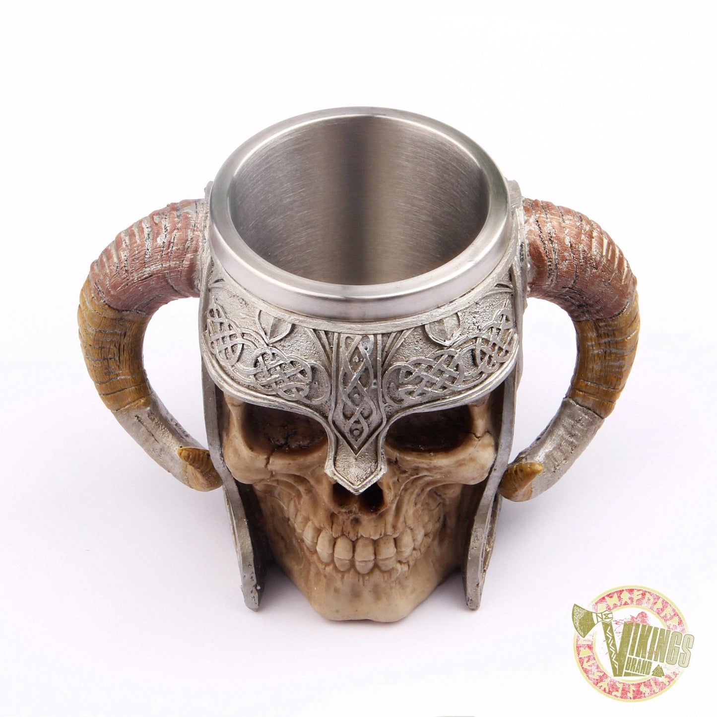 Viking Mug with Goat Horns - VikingsBrand