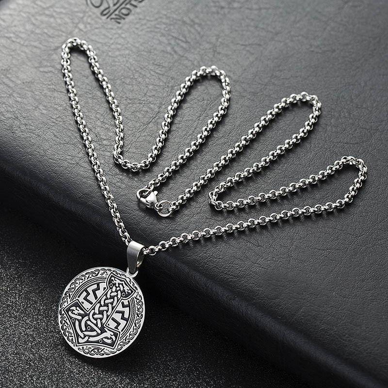 Viking Necklace With Thor's Hammer - VikingsBrand