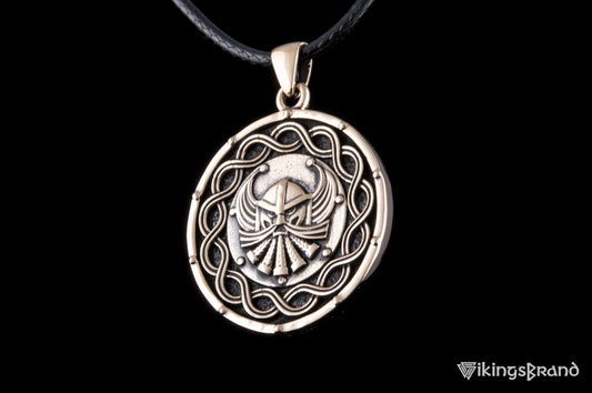 Handmade Viking Pendant, Bronze or 925 Sterling Silver