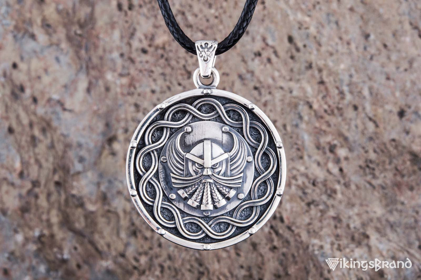 Viking Pendant Sterling Silver Handmade Jewelry