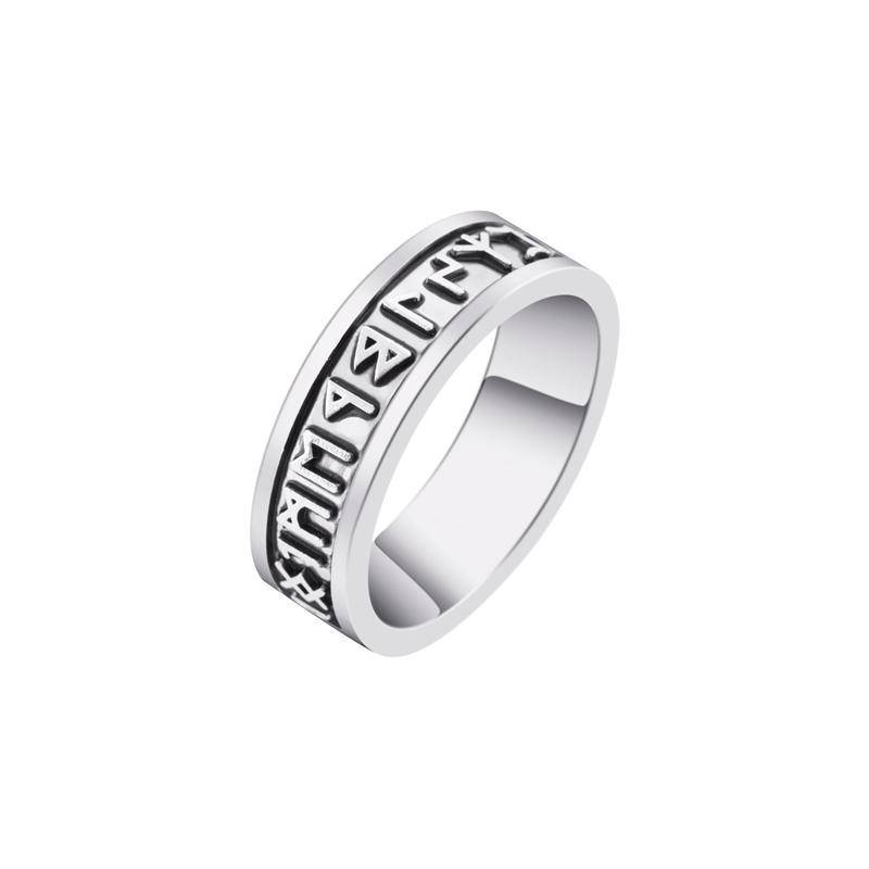 Viking Ring With Runes - VikingsBrand