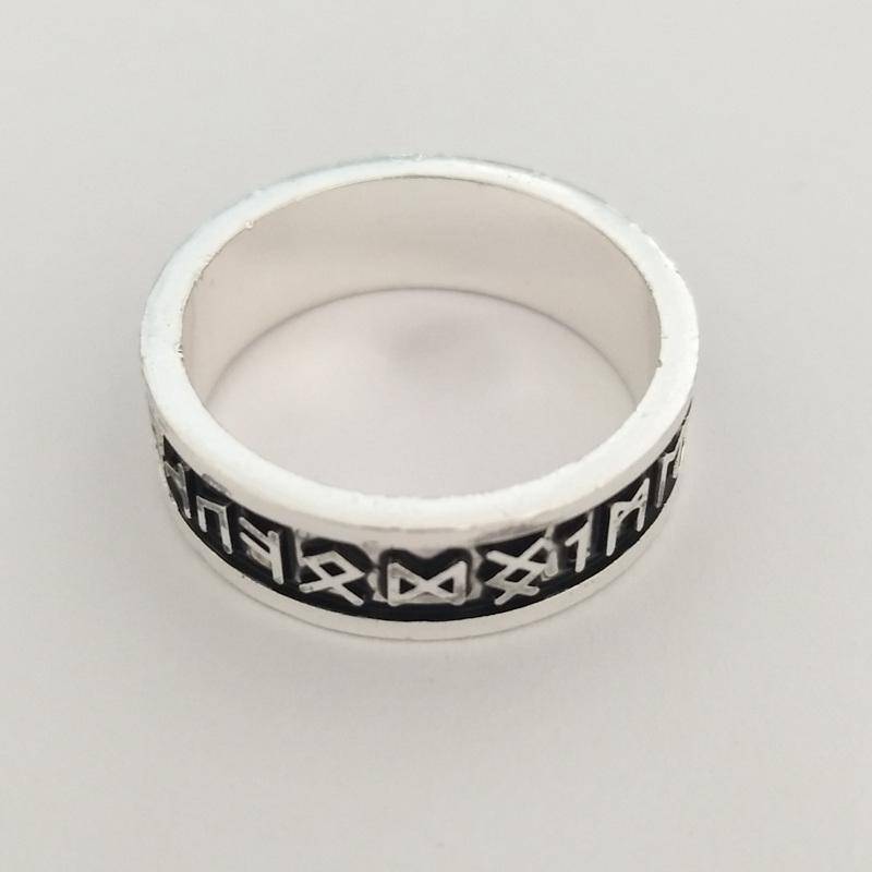 Viking Ring With Runes - VikingsBrand