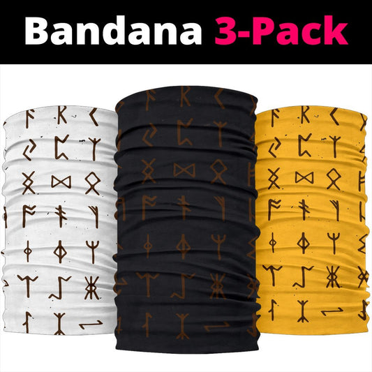 Viking Runes Bandana 3-Pack