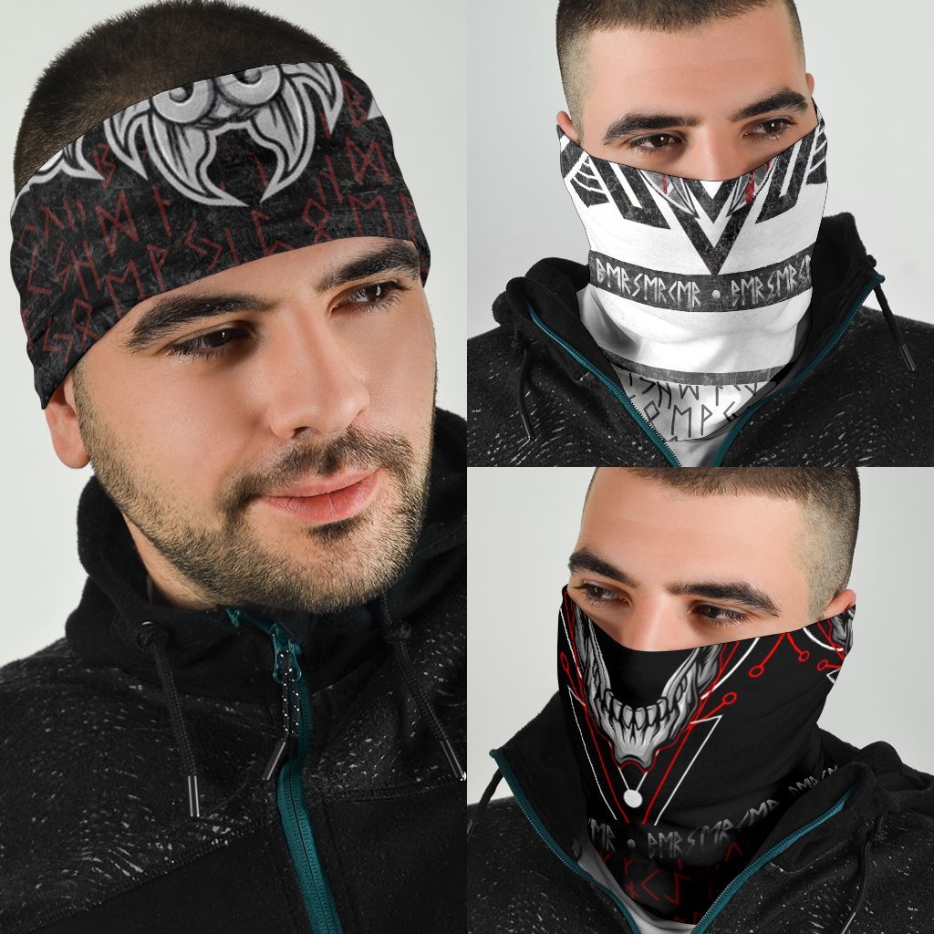 Viking Skull Bandana 3-Pack - SKULL004