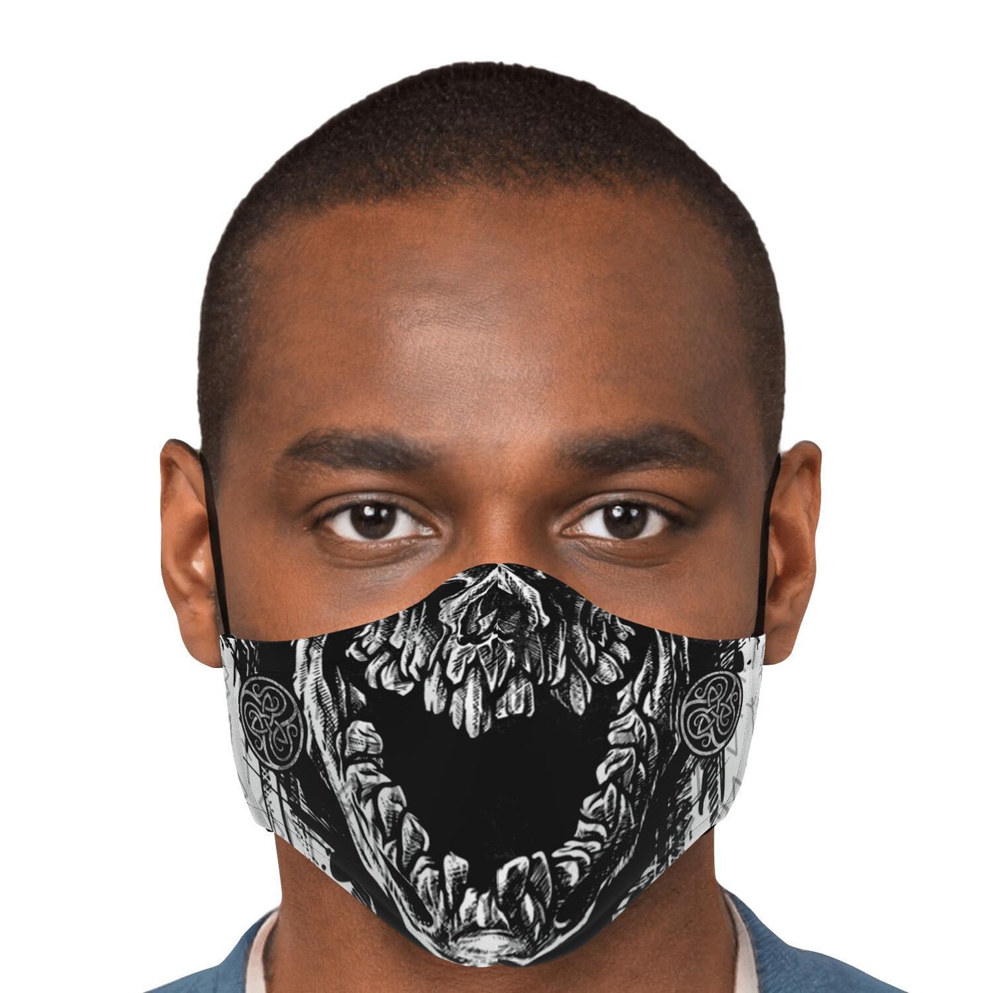 Viking Skull Face Mask Cover