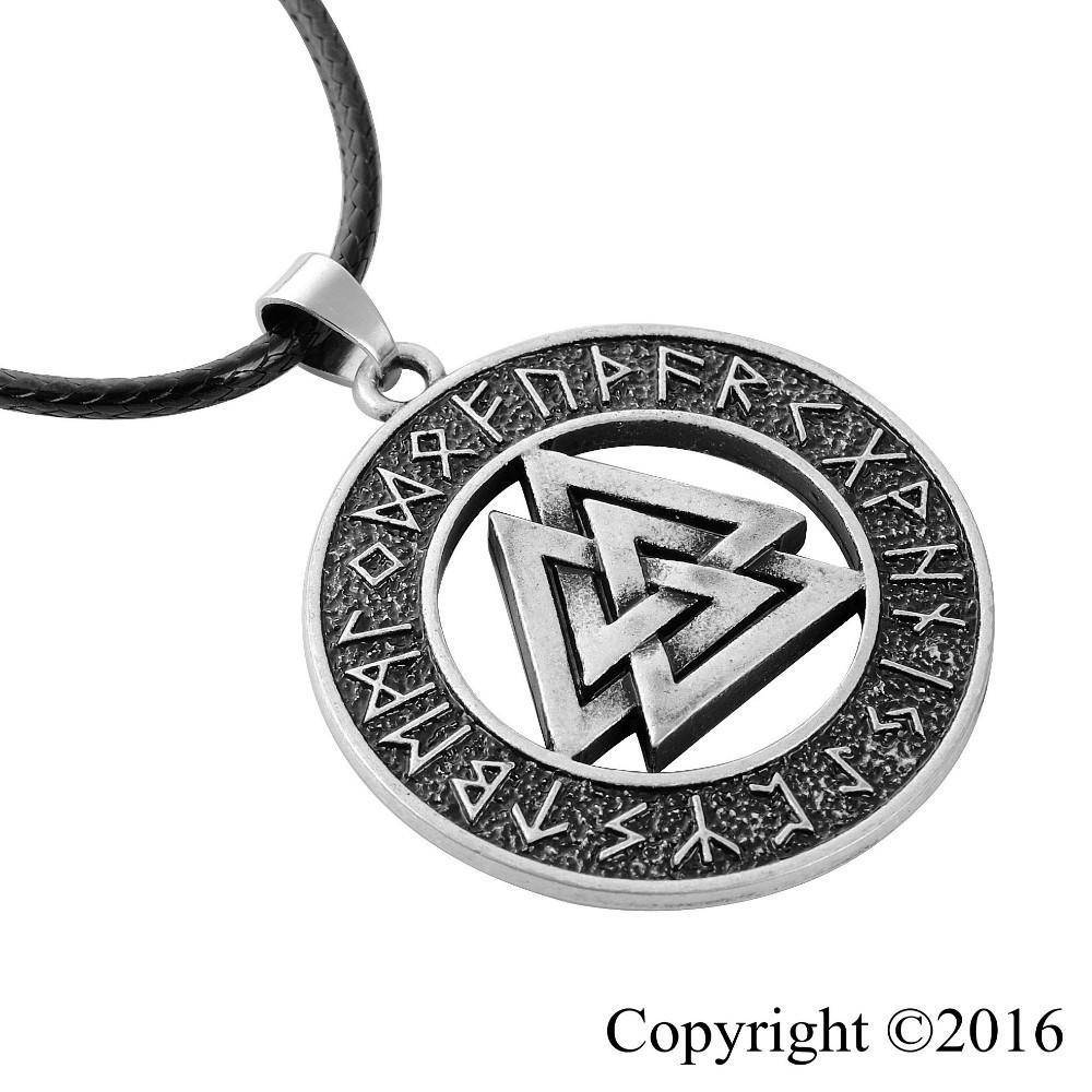 Viking Valknut Rune Necklace - VikingsBrand