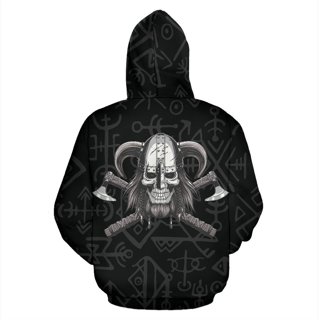 Viking Warrior Zip Up Hoodie - VikingsBrand